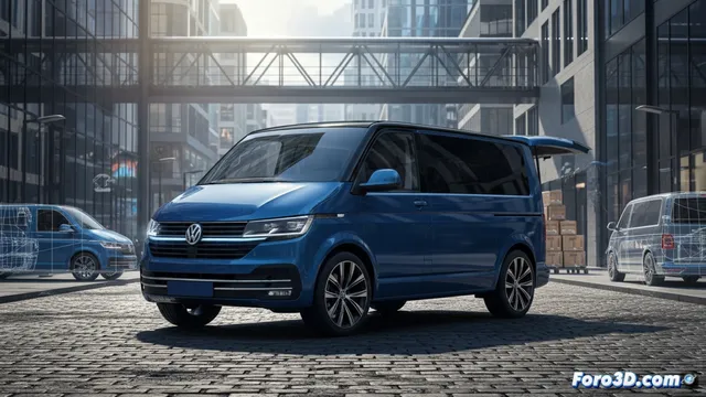 Volkswagen e-Transporter: un modelo para visualización 3D