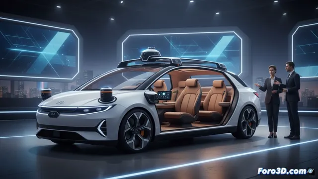 Waymo y Hyundai presentan el robotaxi 'Ojai', sin volante y con sensores propios