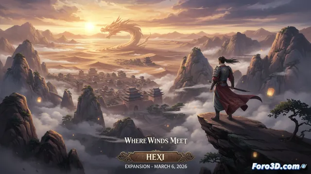 Where Winds Meet anuncia 'Hexi', su primera expansión para marzo de 2026