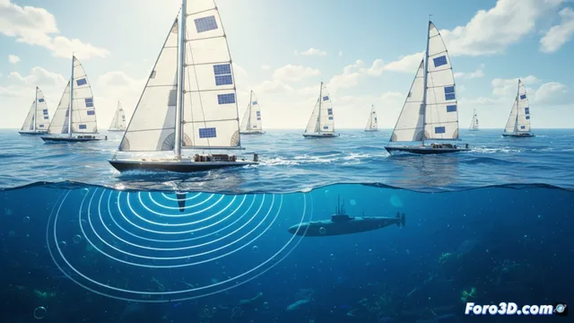Veleros robot que hablan con submarinos usando sonido