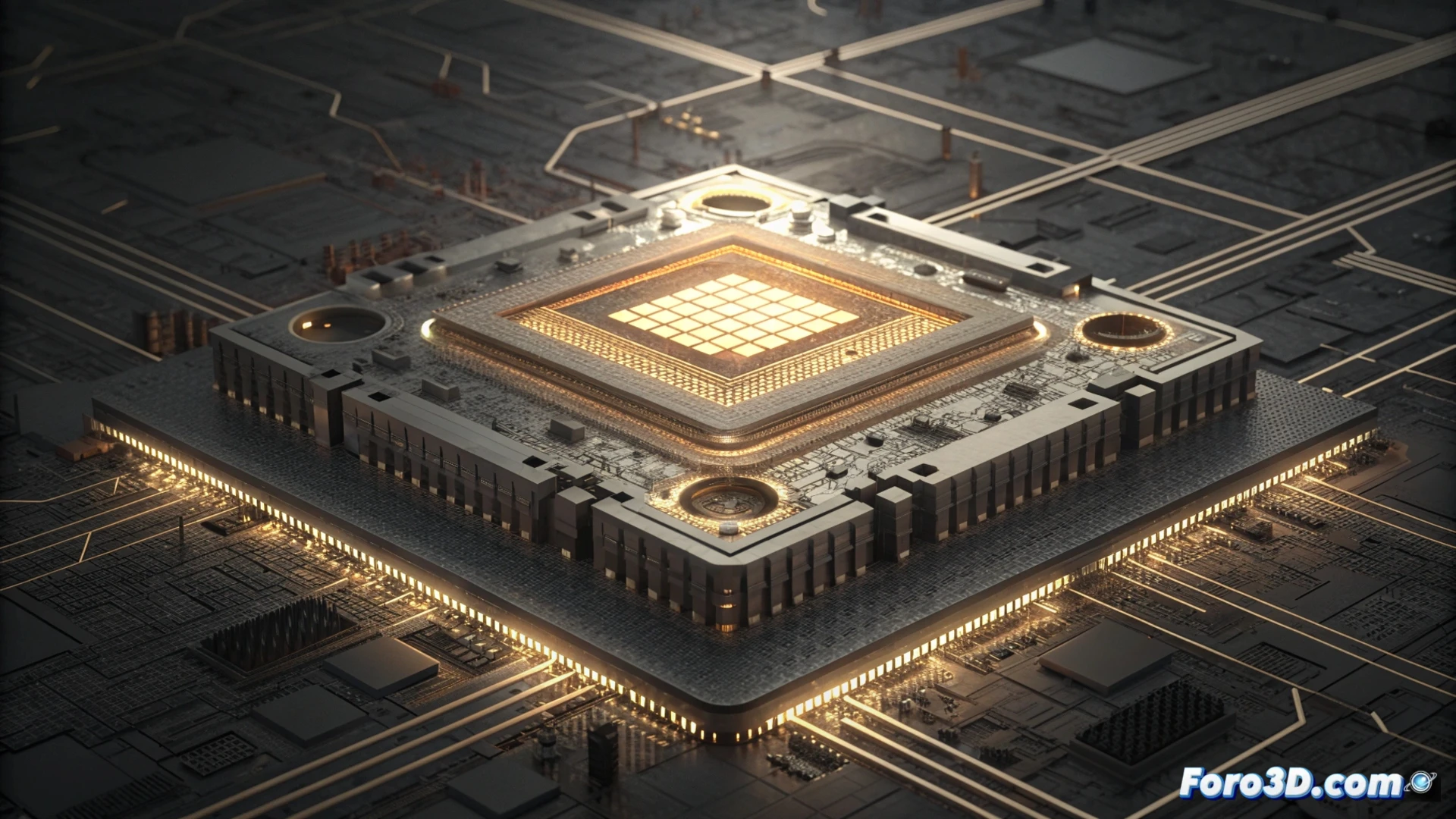 Un técnico calibra el enorme sistema High-NA EUV de ASML, esencial para fabricar los futuros chips de 1.4 nm.