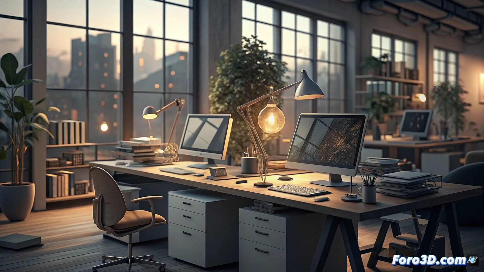 Un diseñador usa Canva, con logos de Cavalry (animación 2D) y MangoAI (IA) integrándose en la plataforma, simbolizando un ecosistema creativo unificado.