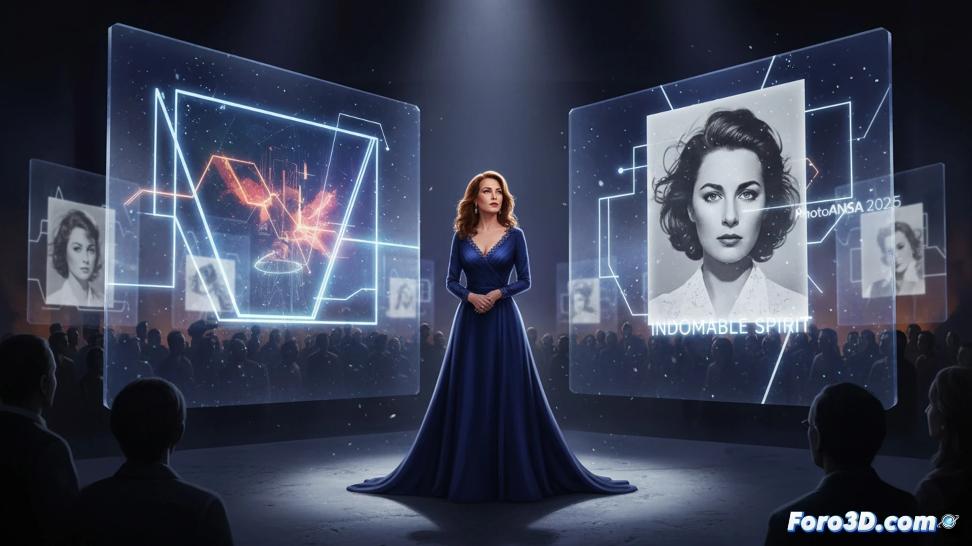 Claudia Cardinale, con mirada intensa y carácter indomable, en un retrato en blanco y negro que captura su fuerza y legado eterno.