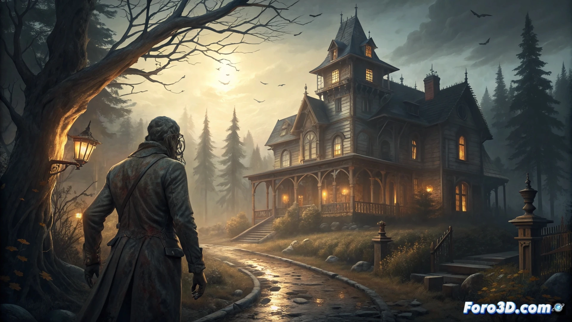 Un teclado retro iluminado en rojo, con un gato pixelado y un mensaje críptico en la pantalla de un viejo monitor.