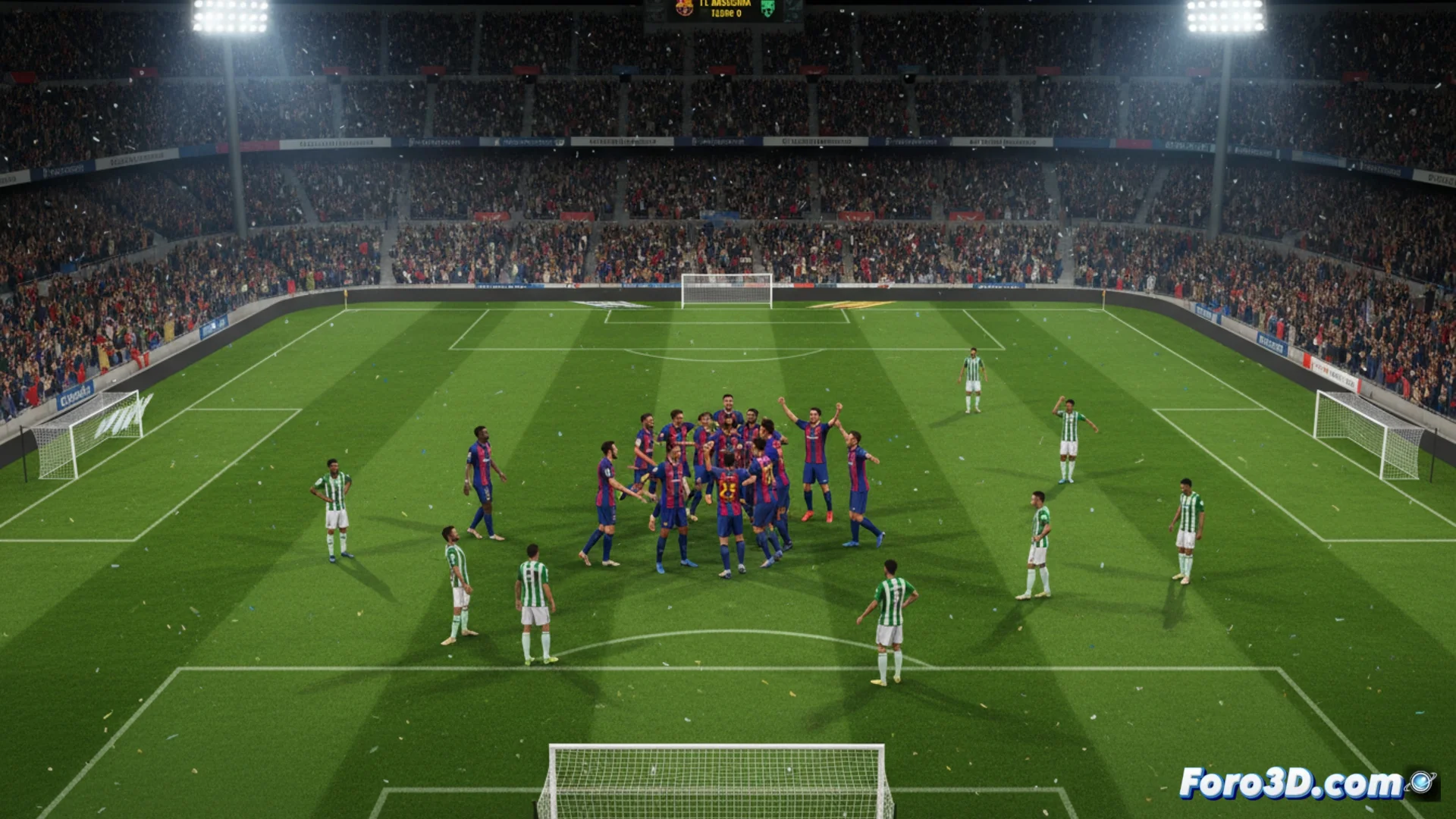 Fotografía de acción del partido Elche CF vs FC Barcelona en el estadio Martínez Valero, mostrando a un jugador azulgrana en posesión del balón.