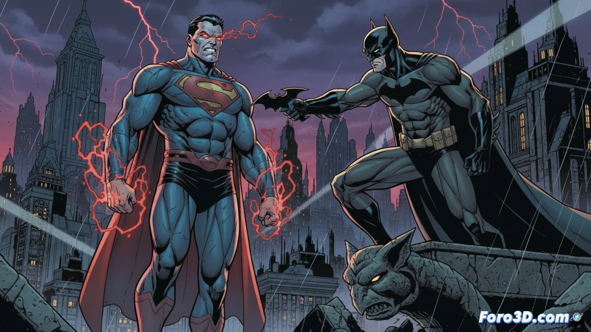 Ultraman y Owlman, las versiones corruptas de Superman y Batman, planean en la sombra su próximo movimiento para consolidar su dominio sobre un universo alternativo.