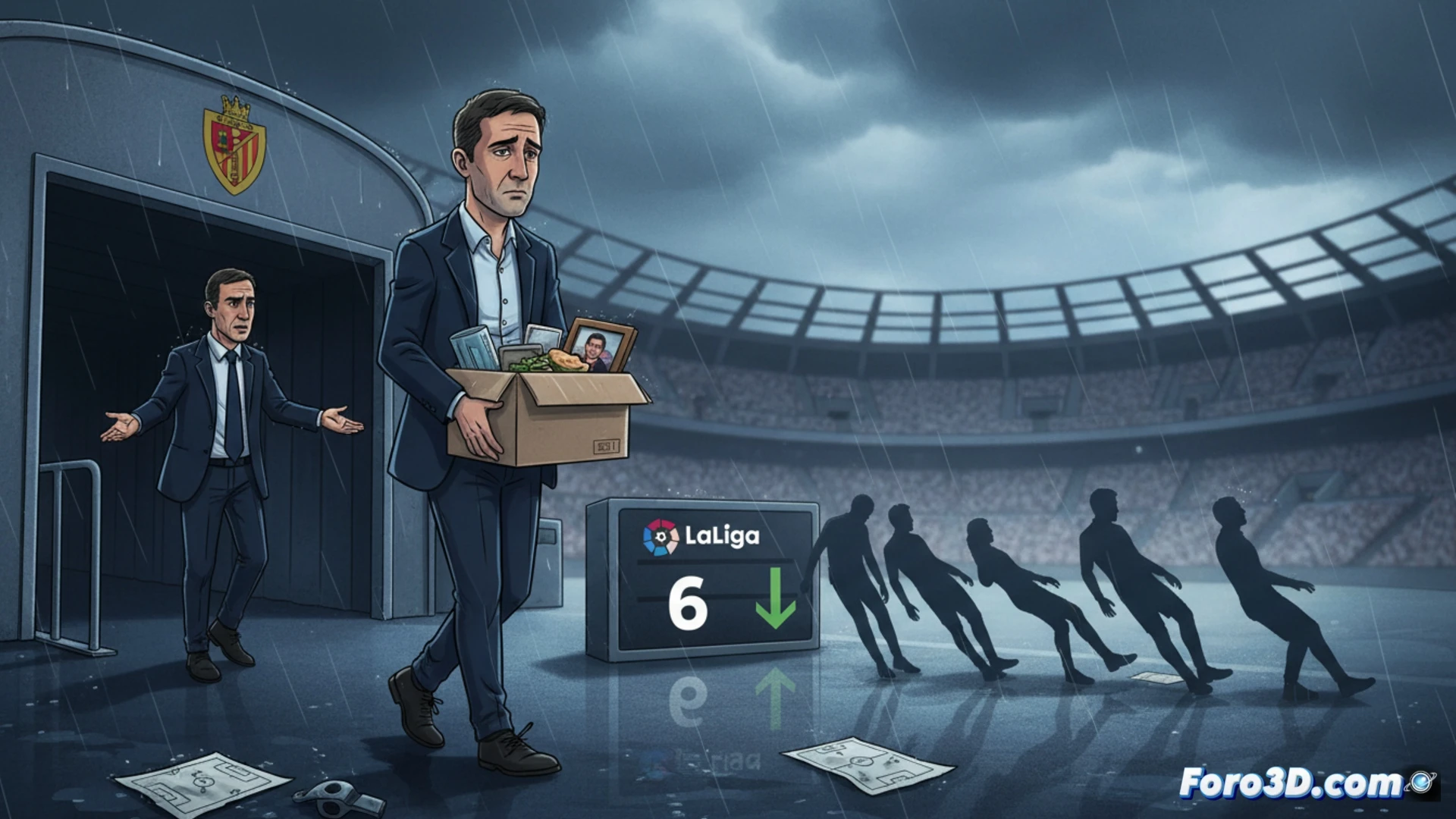 Jagoba Arrasate abandona el banquillo del Mallorca, sexto técnico destituido en LaLiga, con el equipo en zona de descenso.