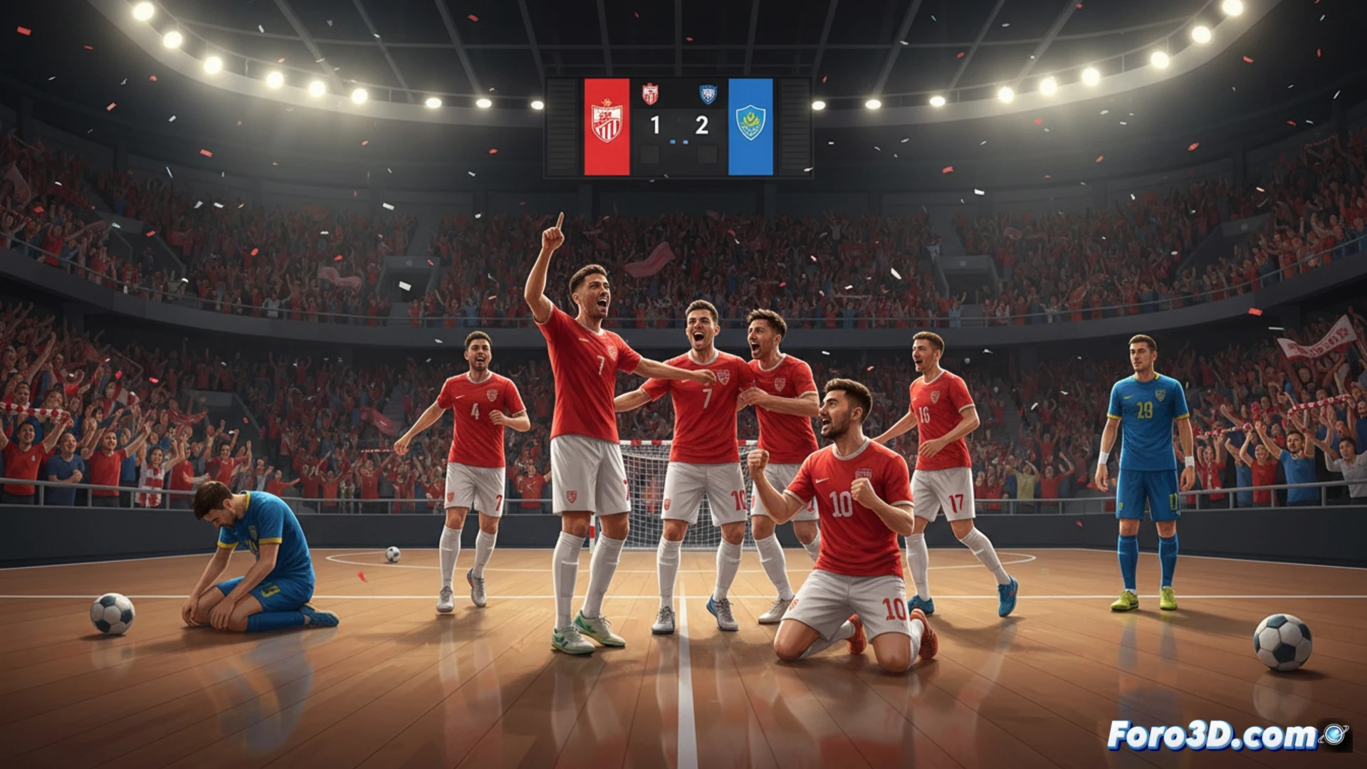 El portero rival marca primero, pero Jimbee reacciona con dos goles en Kazajistán. Ventaja clara para la vuelta en Cartagena.