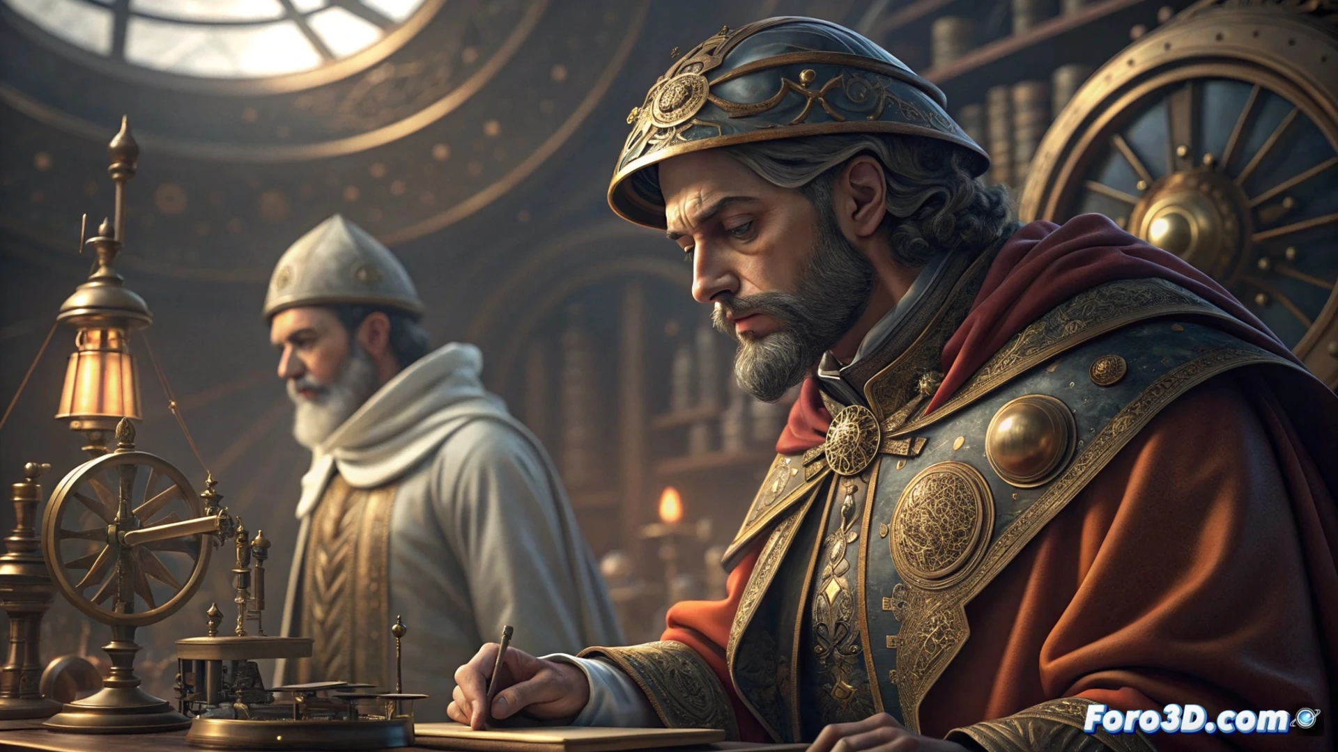 Una pila de tarjetas gráficas RTX brillantes, con un gráfico de precios en alza y un calendario marcando el año 2026.