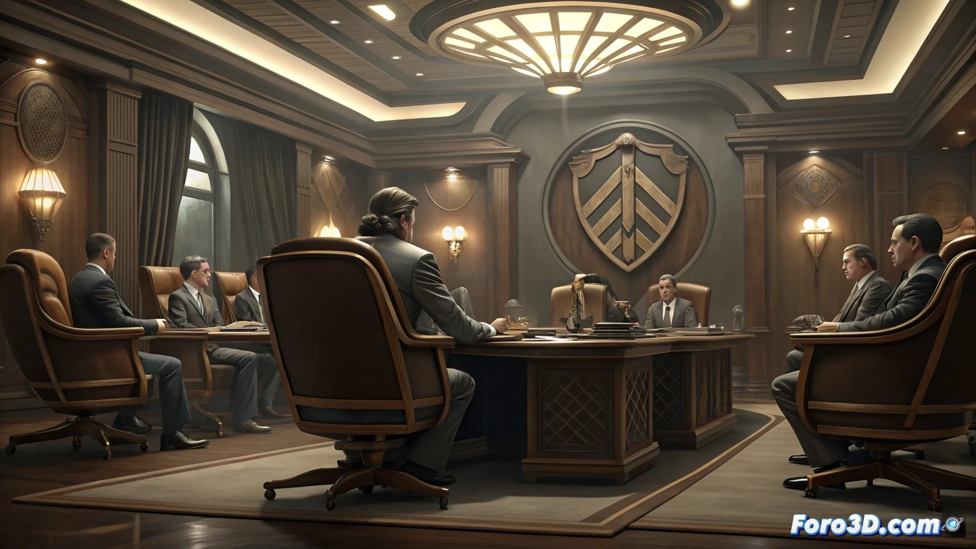 Dos logos, Paramount y Warner Bros., se fusionan sobre un gráfico bursátil en alza, simbolizando la histórica adquisición de 111.000 millones.