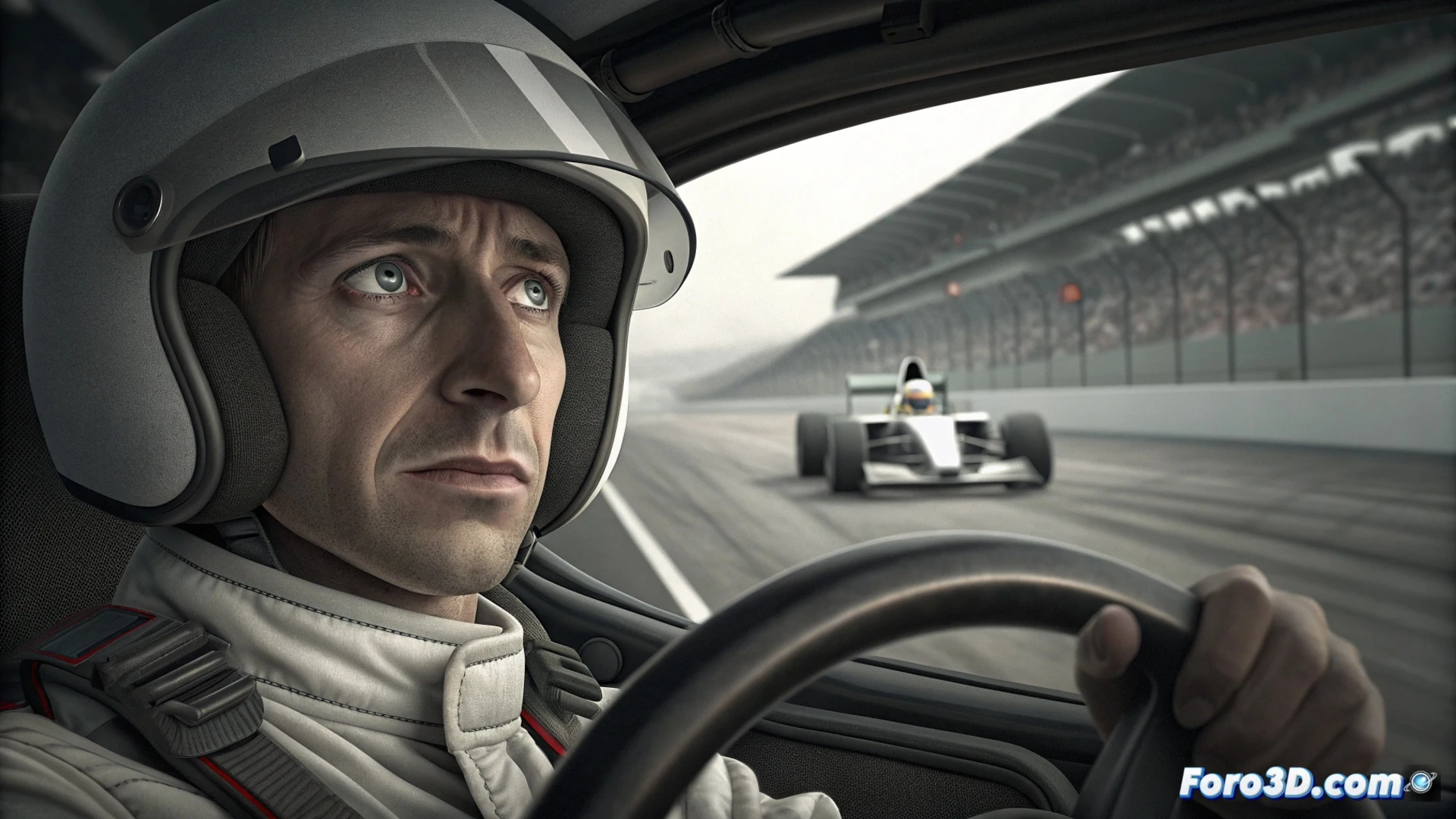 Fotografía de un monoplaza de Fórmula 1 de 2026 en una curva, con un piloto visible en el cockpit, ilustrando la discusión sobre la sensación al volante.