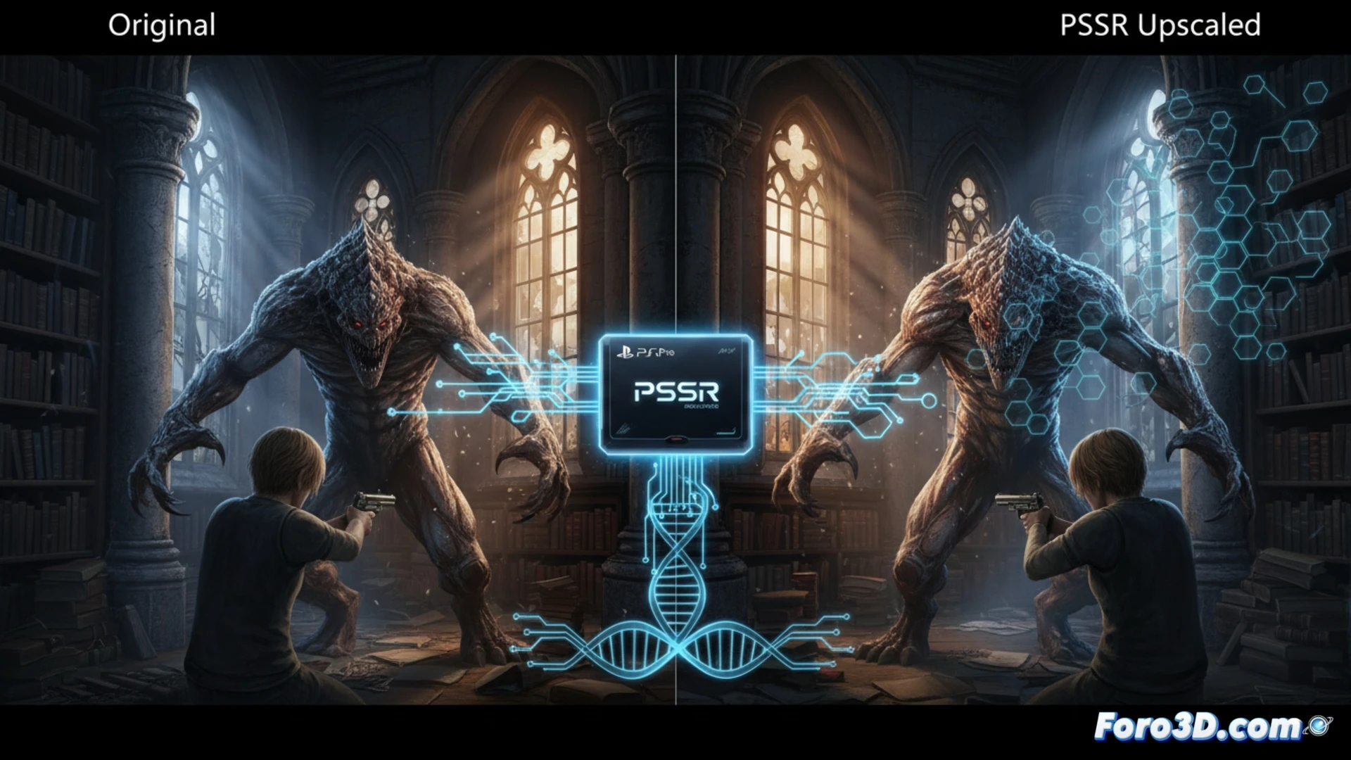 La PS5 Pro ejecuta RE Requiem con PSSR, mostrando un upscaling por IA nítido que redefine los gráficos y el renderizado en tiempo real.