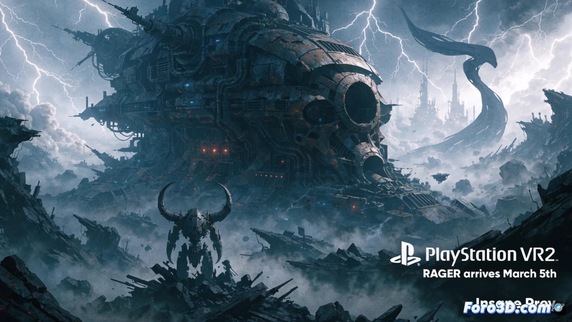 Un guerrero digital enciende su espada de energía, rodeado de geometrías fractales que laten al ritmo de una música electrónica intensa en un vacío oscuro.