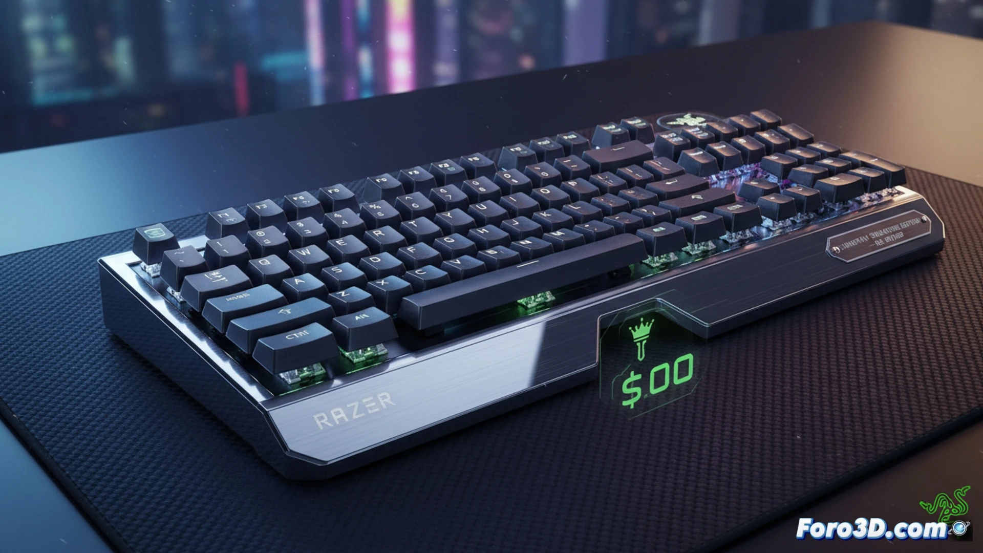 Teclado Huntsman Signature Edition de aluminio pulido a mano, con interruptores ópticos analógicos de segunda generación, en edición limitada.