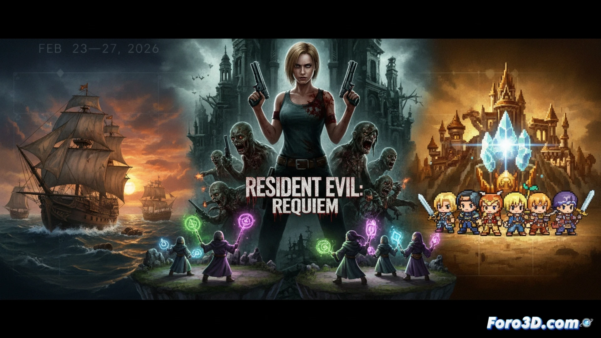 Un nuevo Resident Evil domina la escena, junto a un juego pirata, un free-to-play táctico y un remaster de JRPG.