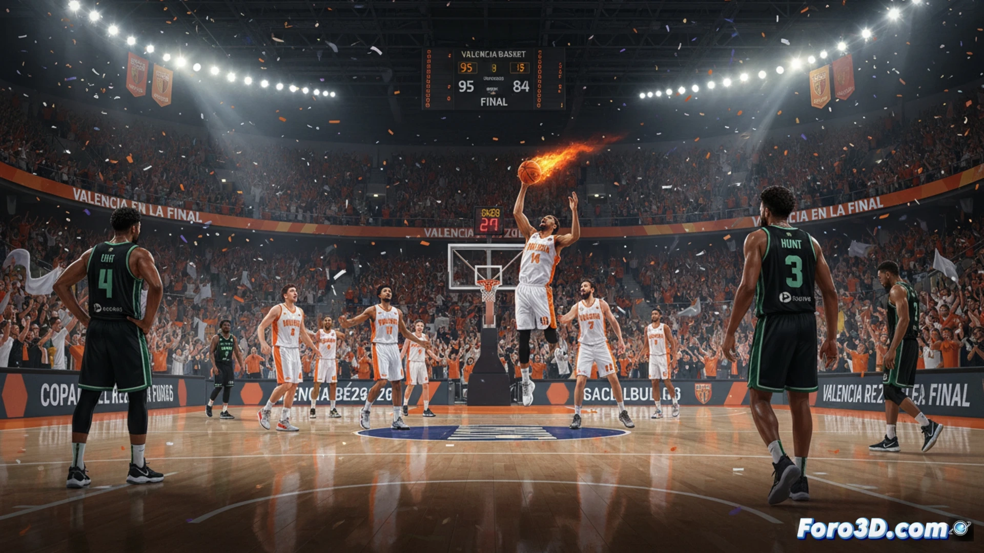 El Valencia Basket celebra su pase a semifinales tras vencer al Joventut en un partido vibrante en el Roig Arena.