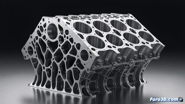 Bloque V8 impreso en 3D: el fin de los moldes y el inicio de otra cosa