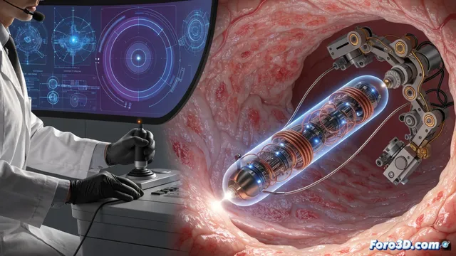 Cápsula endoscópica con propulsión magnética: el médico pilota desde fuera
