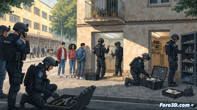 Desarticulado un punto de venta de droga junto a un colegio en Vilanova del Camí