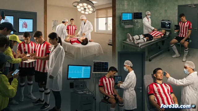 El Mallorca inicia la pretemporada con revisiones médicas en Juaneda Hospital Miramar