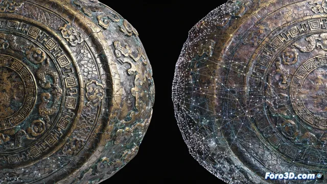 Falsificación Ming: pátina artificial con electrodeposición y escaneo 3D