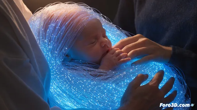 Fototerapia que abraza: mantas de luz azul contra la ictericia