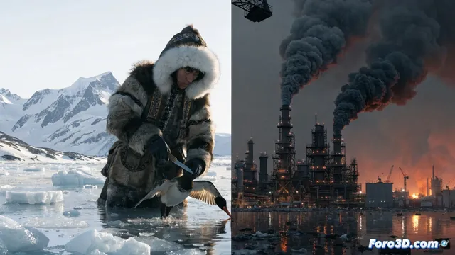 Inuit pagan el pato mientras el G7 contamina sin freno