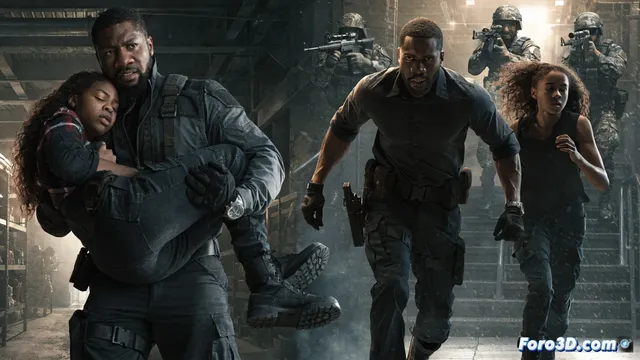 LaMonica Garrett en Man of War: acción paternal sin tregua