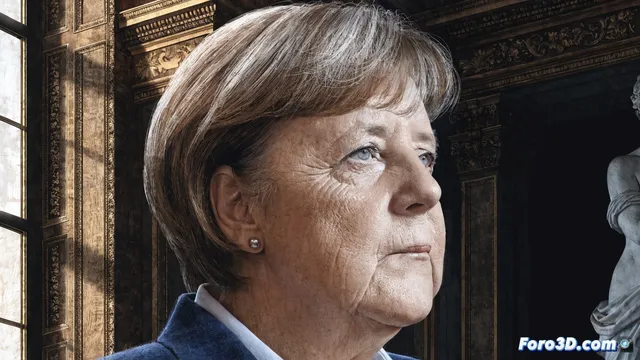 Merkel ya tiene retrato oficial: adiós a los 16 años del rombo