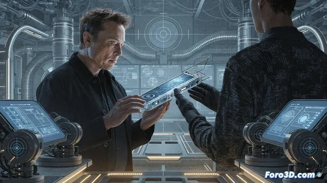 Musk rectifica y fabrica un móvil con IA más fino que un iPhone