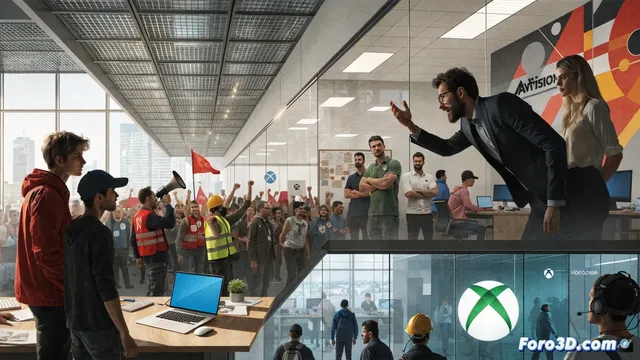 Sindicatos de Xbox y Activision se unen contra despidos en Microsoft