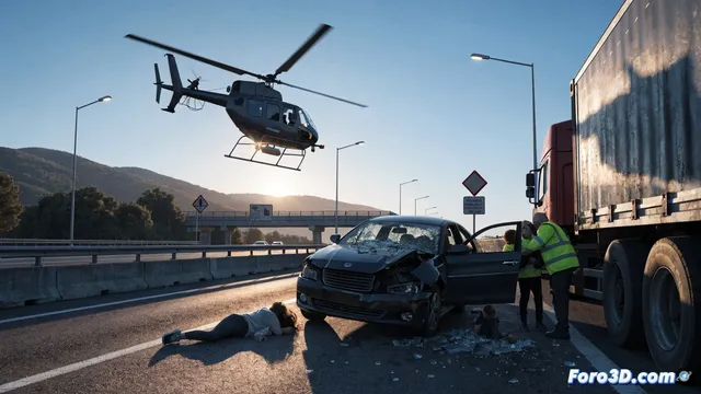 Trágico choque en A-5: una muerta y dos heridas en Toledo