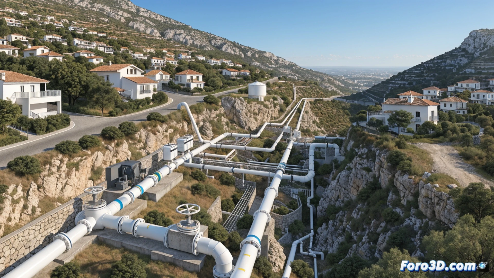 Acosol culmina red de agua en La Majadilla del Muerto, Mijas