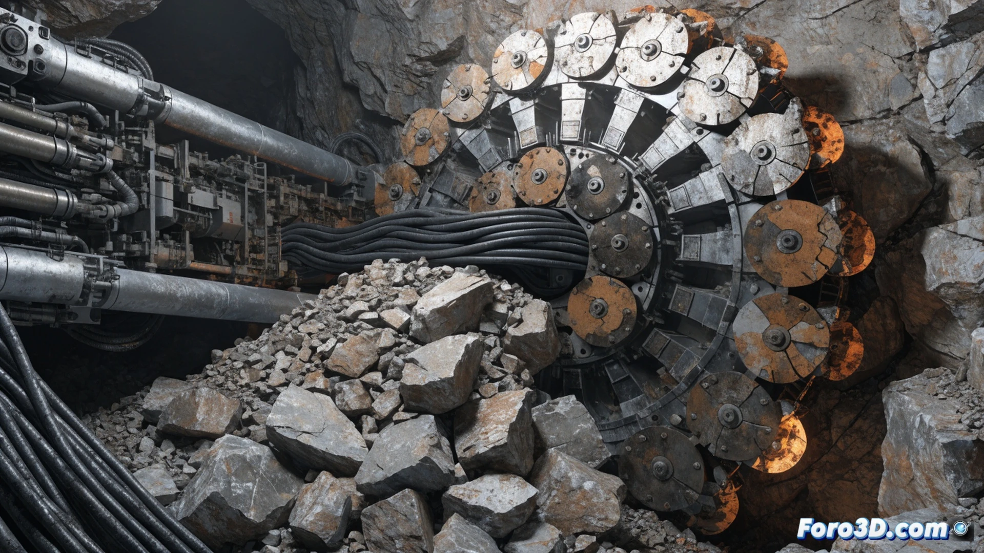 Atasco de tuneladora por fatiga térmica en cortadores de disco