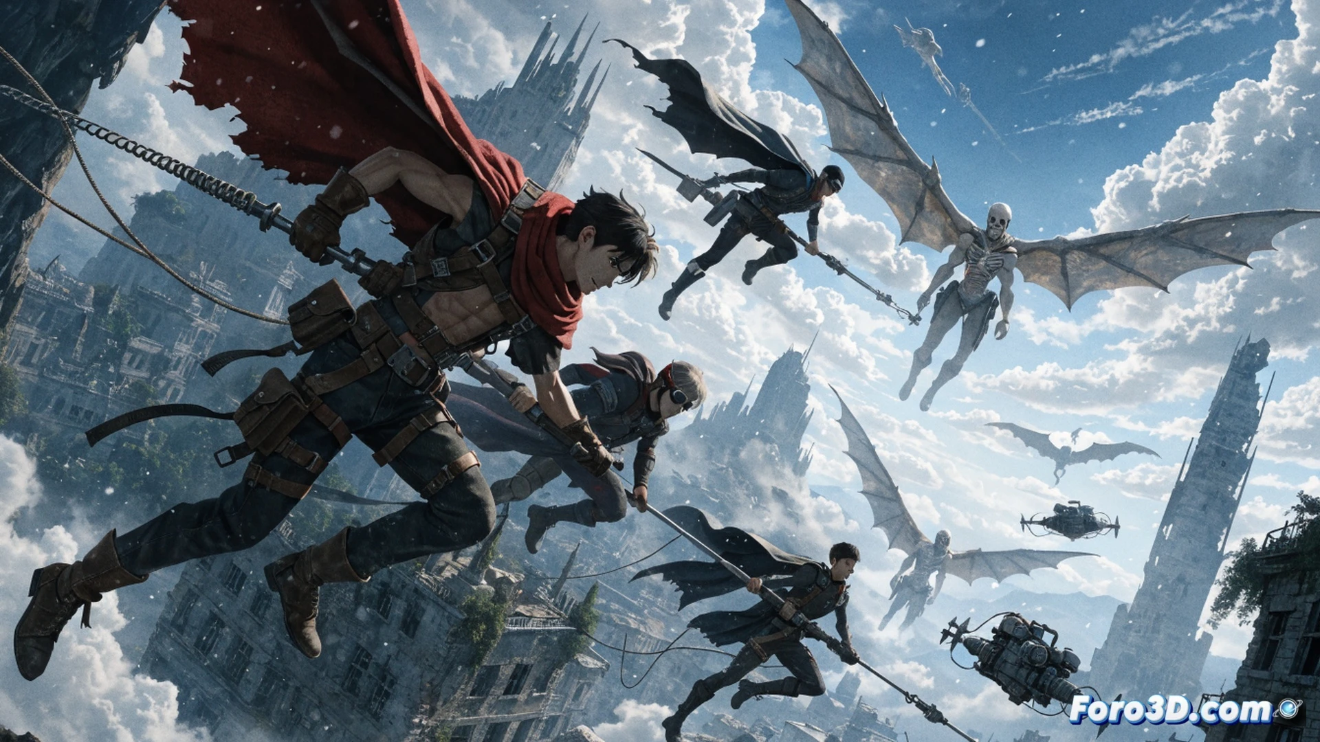 Attack on Titan 3 llega este invierno con novedades aéreas y modo escuadrón