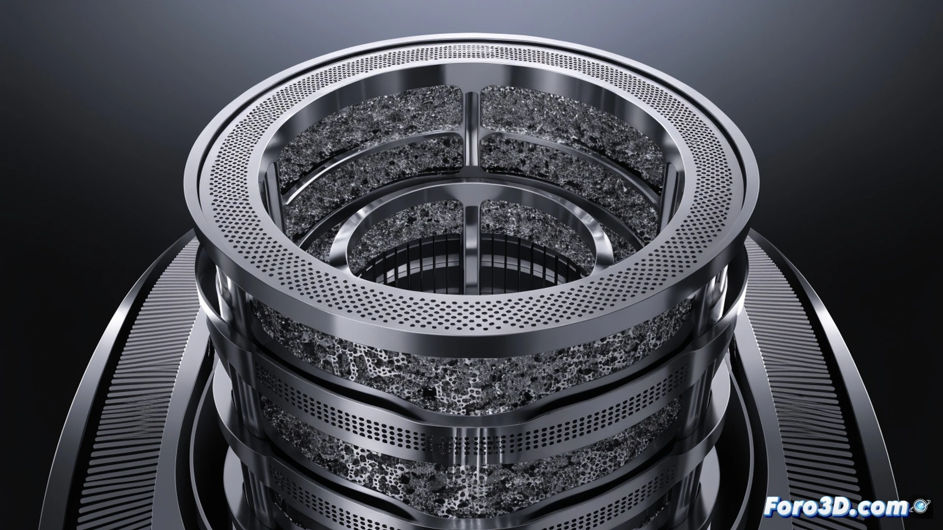 A 3D printer nozzle depositing a layered zinc hybrid battery structure onto a transparent build plate, glowing blue energy particles flowing between printed layers, a small LED device connected to the battery lighting up brightly, technical engineering visualization, photorealistic style, macro shot of the printing process, metallic zinc filaments with slight sheen, sharp focus on the nozzle tip and curing material, clean white studio lighting with subtle blue ambient glow, ultra-detailed surface texture of the printed battery.