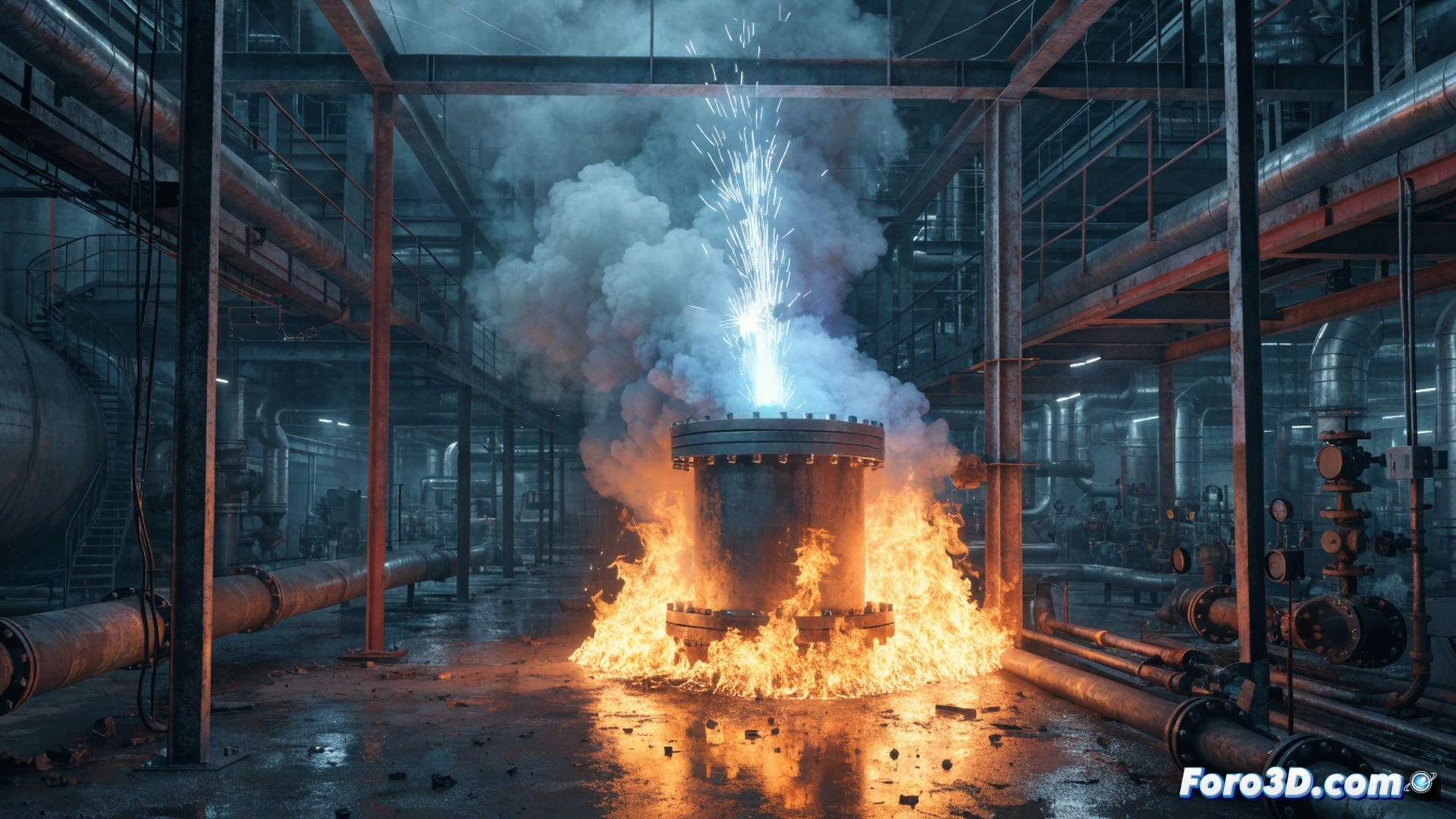 Chispa estática provoca incendio en planta de bioetanol: lecciones 3D