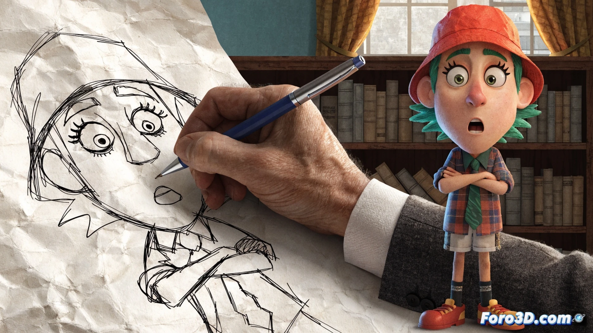 Christopher Hinton: del Oscar a dibujar con bolígrafo barato