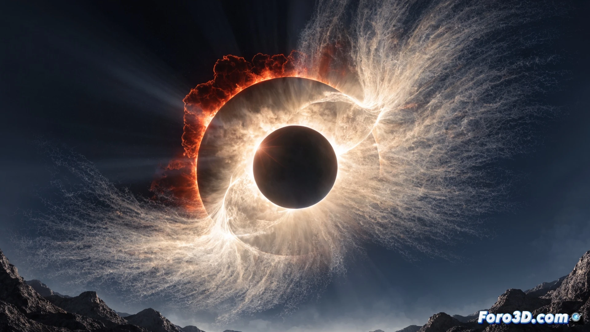 Persona sosteniendo gafas de eclipse homologadas frente a sus ojos mientras mira hacia el cielo, con filtro solar negro visible en los lentes, al lado una mano mostrando una caja de cartón con un agujero pequeño proyectando la imagen del sol sobre una hoja blanca dentro, demostrando el método casero de proyección estenopeica, técnica de ilustración técnica fotorrealista, iluminación natural de mediodía, sombras nítidas, textura de cartón reciclado, fondo de cielo despejado con nubes tenues, composición educativa y clara, estilo infografía científica limpia.