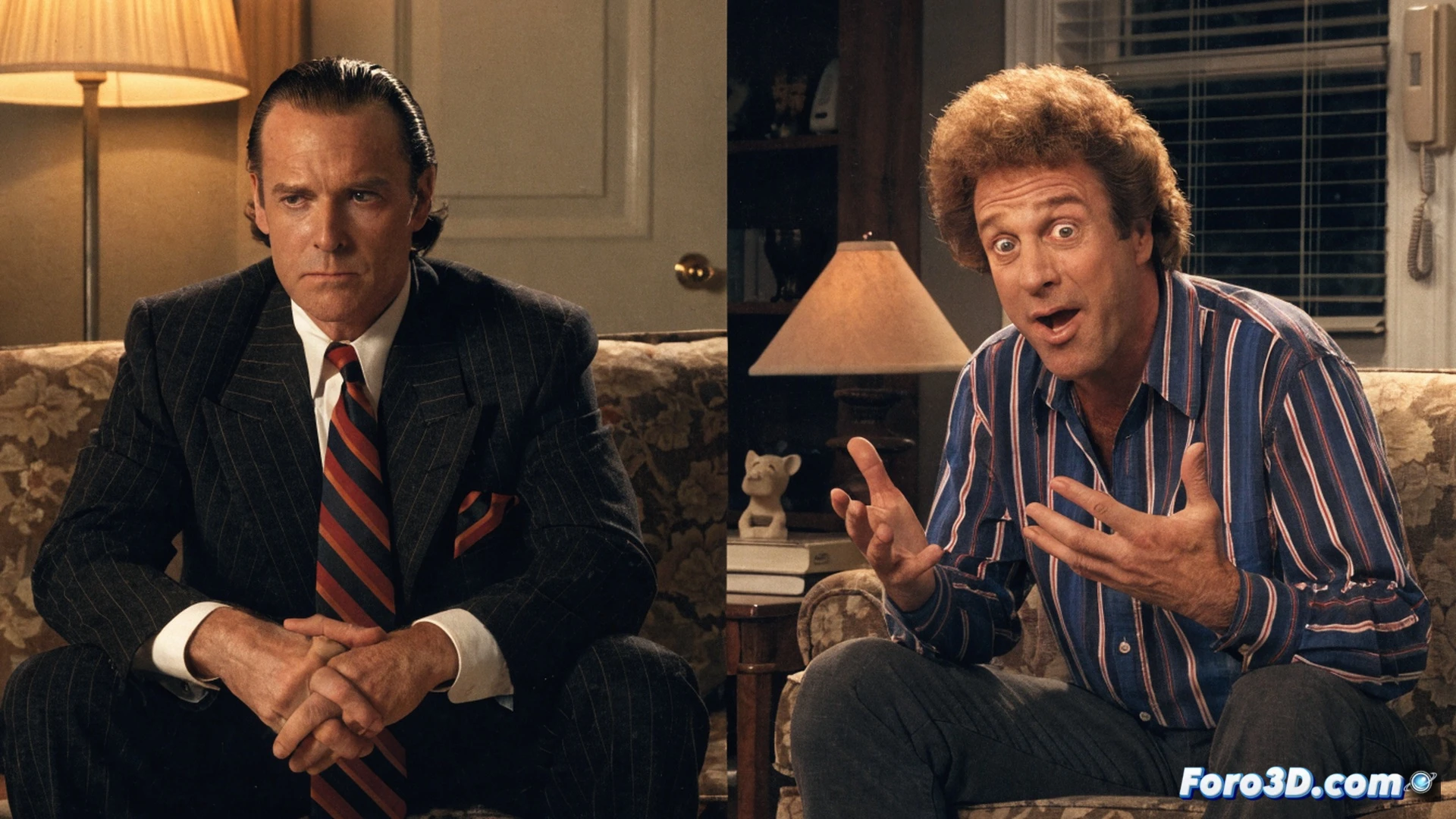 cinematic scene of a vintage television studio control room, two actors standing side by side in front of a retro kitchen set, one actor wearing a cardigan and holding a script labeled pilot episode, the other actor with a similar hairstyle but different facial features being digitally erased and replaced by a ghostly silhouette, editing software interface visible on a monitor showing before and after frames, production crew members in background pointing at the screen, warm amber studio lights, photorealistic technical illustration, film grain texture, analog video equipment on desks, dramatic contrast between the solid actor and transparent replacement figure