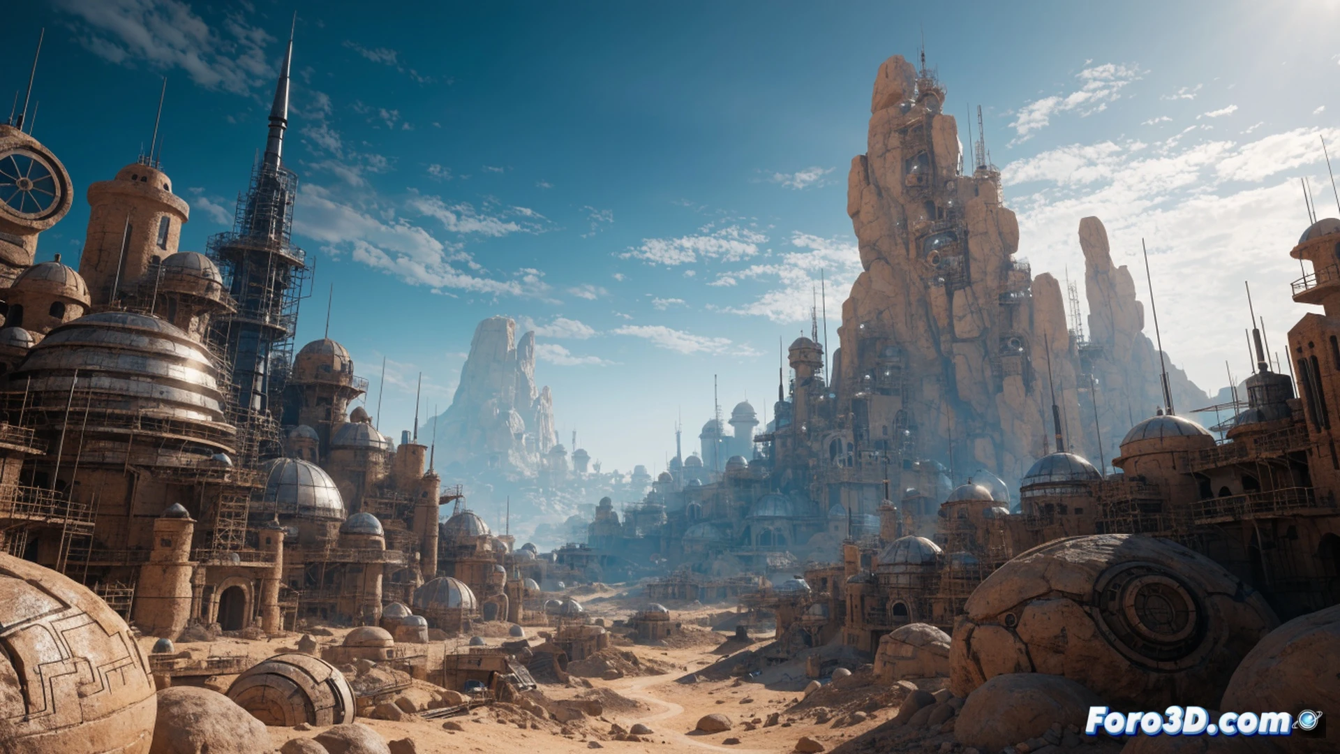 Epic Games regala ciudad desértica estilo Star Wars en Unreal Engine