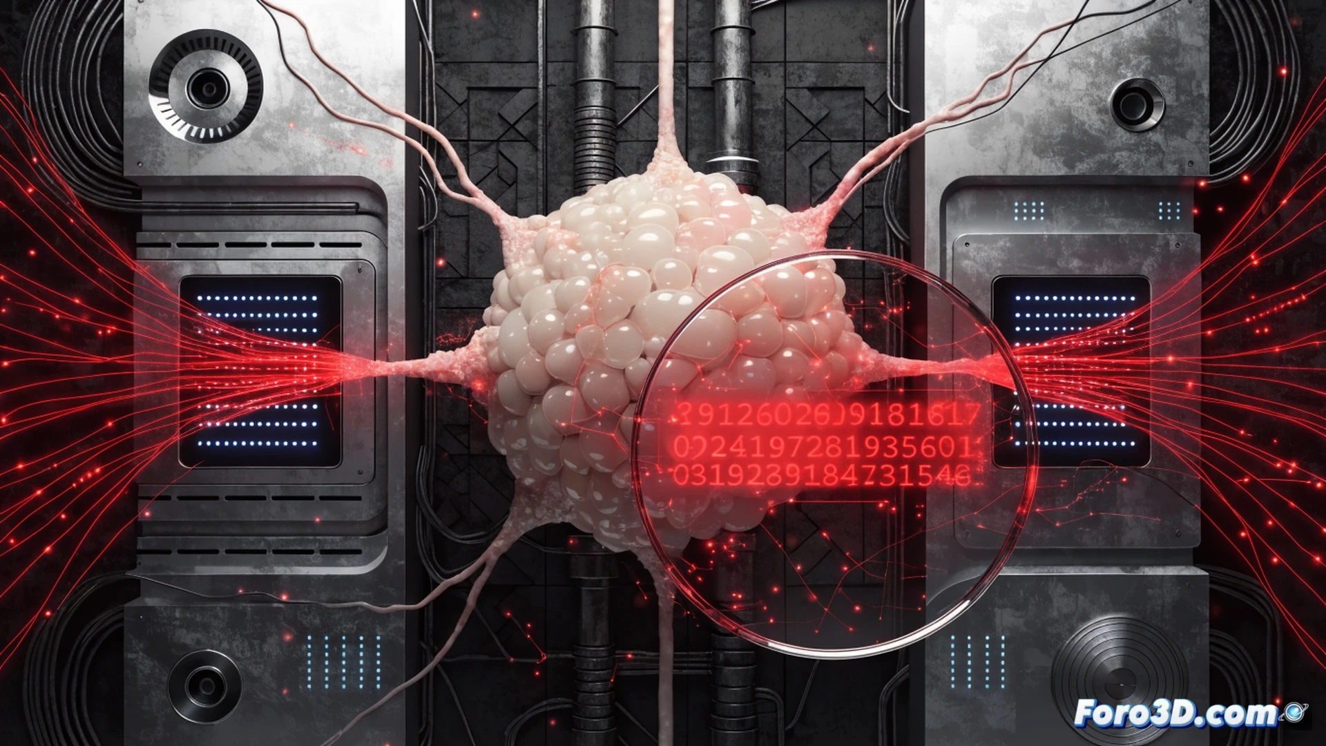 Cinematic scene of a laptop screen showing a fake Google Notes extension icon being dragged into a browser toolbar, while behind the screen a glowing cryptocurrency wallet interface displays a copied address being replaced mid-animation by a hacker-controlled string, clipboard icon with red alert symbol, malware code lines flowing like digital blood into the wallet transfer field, photorealistic technical illustration, dramatic low-angle lighting, dark cyberpunk atmosphere, blue and red neon highlights, ultra-detailed keyboard with visible keycaps, motion blur on the swapping address text, realistic reflection on screen glass