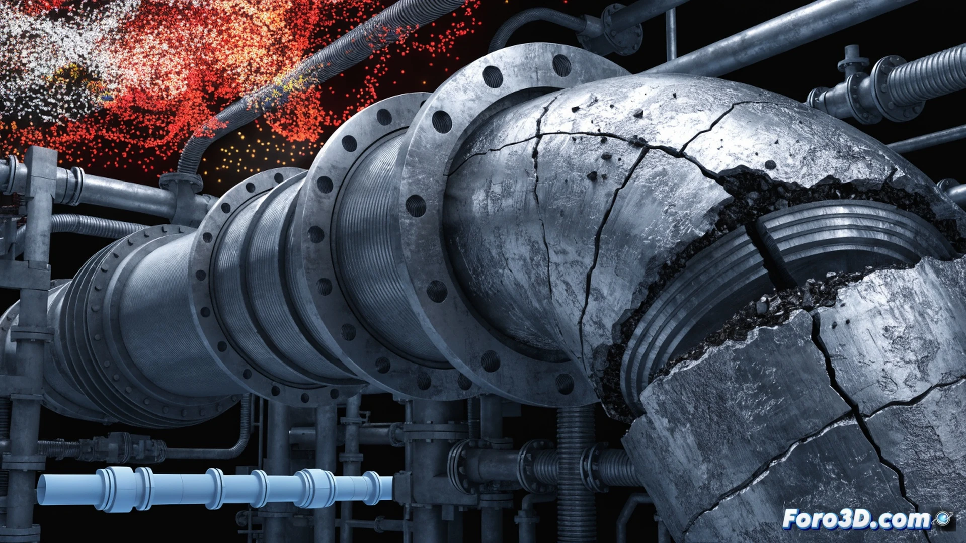 Fatiga en rótula de carga de propileno: fallo por flexión extrema