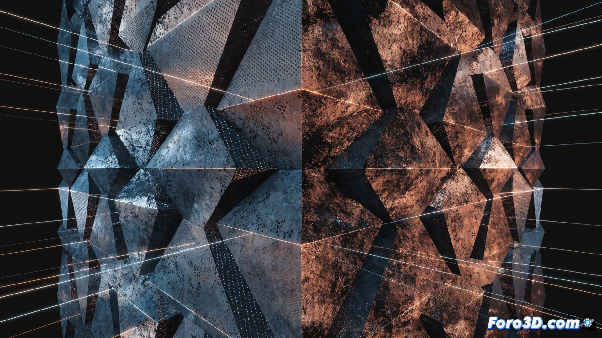 cross-section of a concrete wall infused with charcoal biochar particles, electromagnetic waves approaching the surface and being absorbed into the material, wave energy dissipating as glowing orange thermal lines within the wall, technical engineering visualization, photorealistic render, cutaway view showing internal structure, aggregate and biochar granules visible, wave propagation arrows fading near the surface, dramatic industrial lighting, dark grey concrete texture, ultra-detailed material science illustration