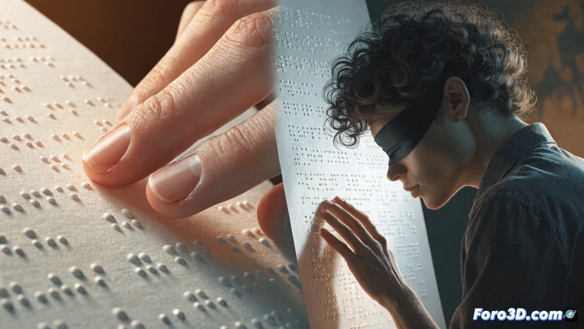 La RAE actualiza leer para incluir el tacto y el braille