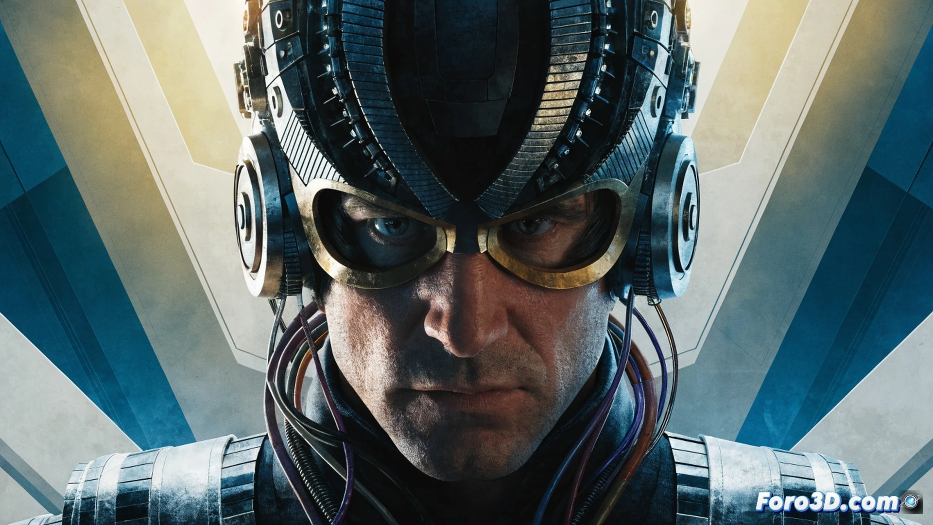 Peacemaker helmet internal circuitry glowing blue, Christopher Smith adjusting neural interface cables while holographic voice waveforms pulse around him, abandoned military bunker with dusty DC Comics issue 52 monitor screens flickering static, his cracked tactical visor reflecting a forgotten hero database, cinematic engineering visualization, metallic alloy surface with micro-soldering joints exposed, dramatic side lighting casting long shadows, photorealistic technical render, action of connecting power conduits during system reboot, debris scattered on concrete floor, ultra-detailed mechanical components