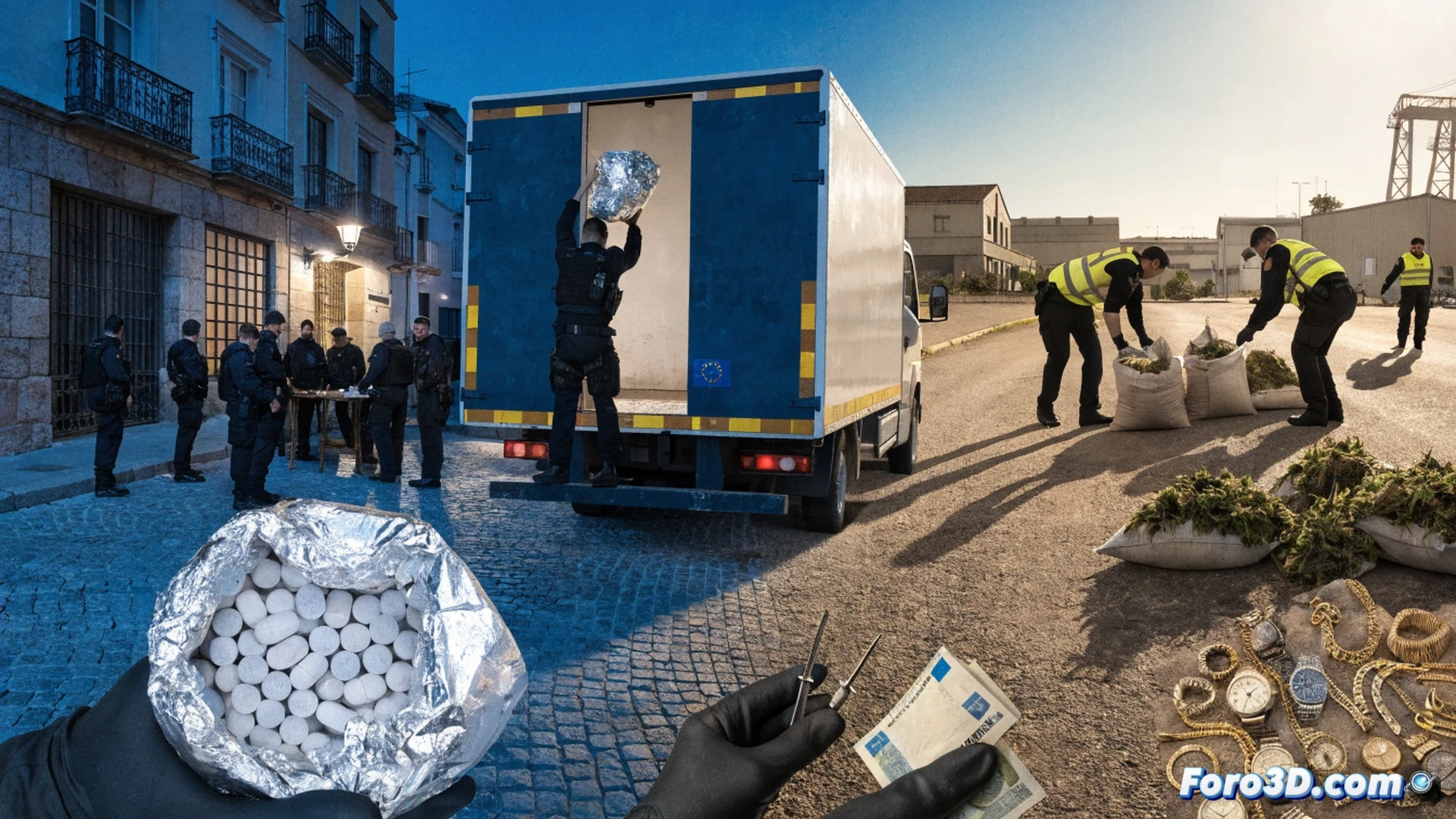 Policía y Francia desarticulan banda que enviaba droga por mensajería