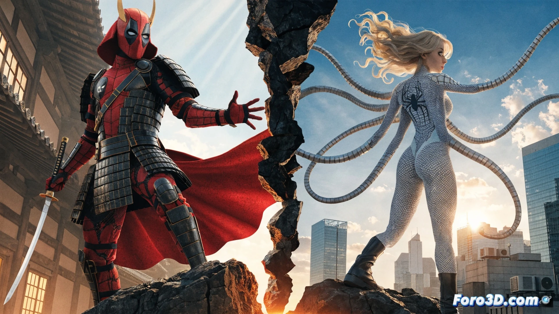 deadpool and spider-man manga volumes dissolving into digital particles, two comic books fading from a glowing tablet screen and a wooden bookshelf, a hand reaching for the last physical copy on a store shelf, empty spaces between remaining manga volumes, dust motes floating in dramatic light, cinematic technical illustration, photorealistic paper textures, digital glitch effects on screen, soft warm bookstore lighting, melancholic atmosphere, ultra-detailed book spines with embossed logos, high-contrast shadows, 8K resolution