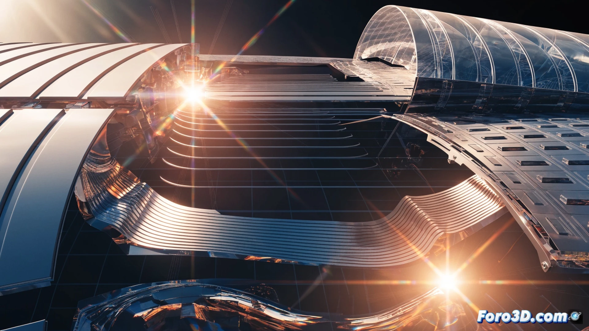Simulación solar extrema: chasis que deforman el espacio-tiempo