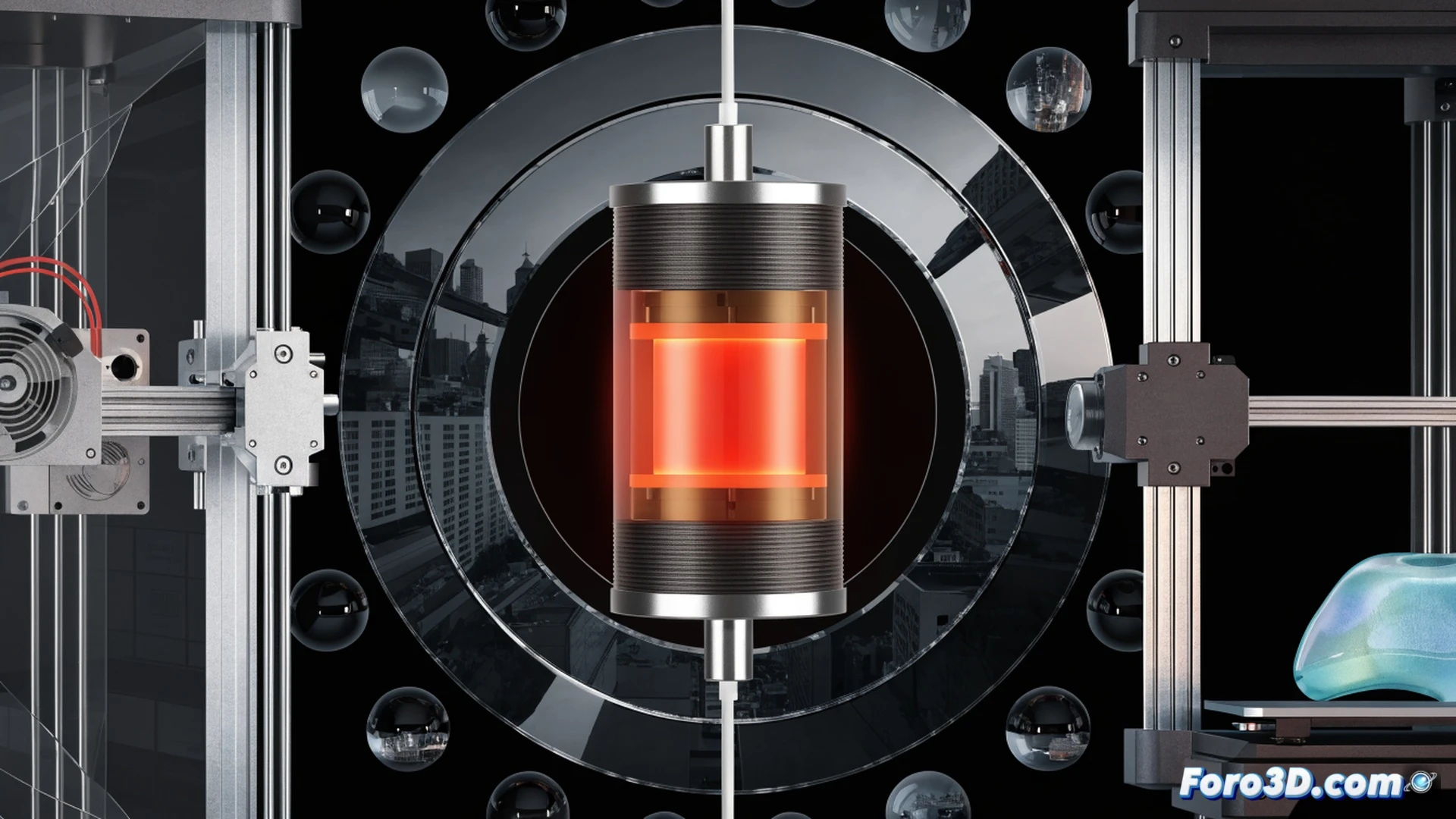 SUNLU AMS Lite Heater instalado junto a una impresora 3D, filamento pasando a través del calentador mientras el aire caliente fluye visiblemente alrededor del entorno de impresión, capas de plástico siendo depositadas sin deformaciones, termómetro digital mostrando temperatura estable, engranajes y rodillos de alimentación en primer plano, estilo photorealistic technical illustration, iluminación industrial suave, texturas metálicas y plásticas detalladas, fondo con cajas de filamento SUNLU y ambiente de taller ordenado, demostración visual del proceso de calentamiento activo.